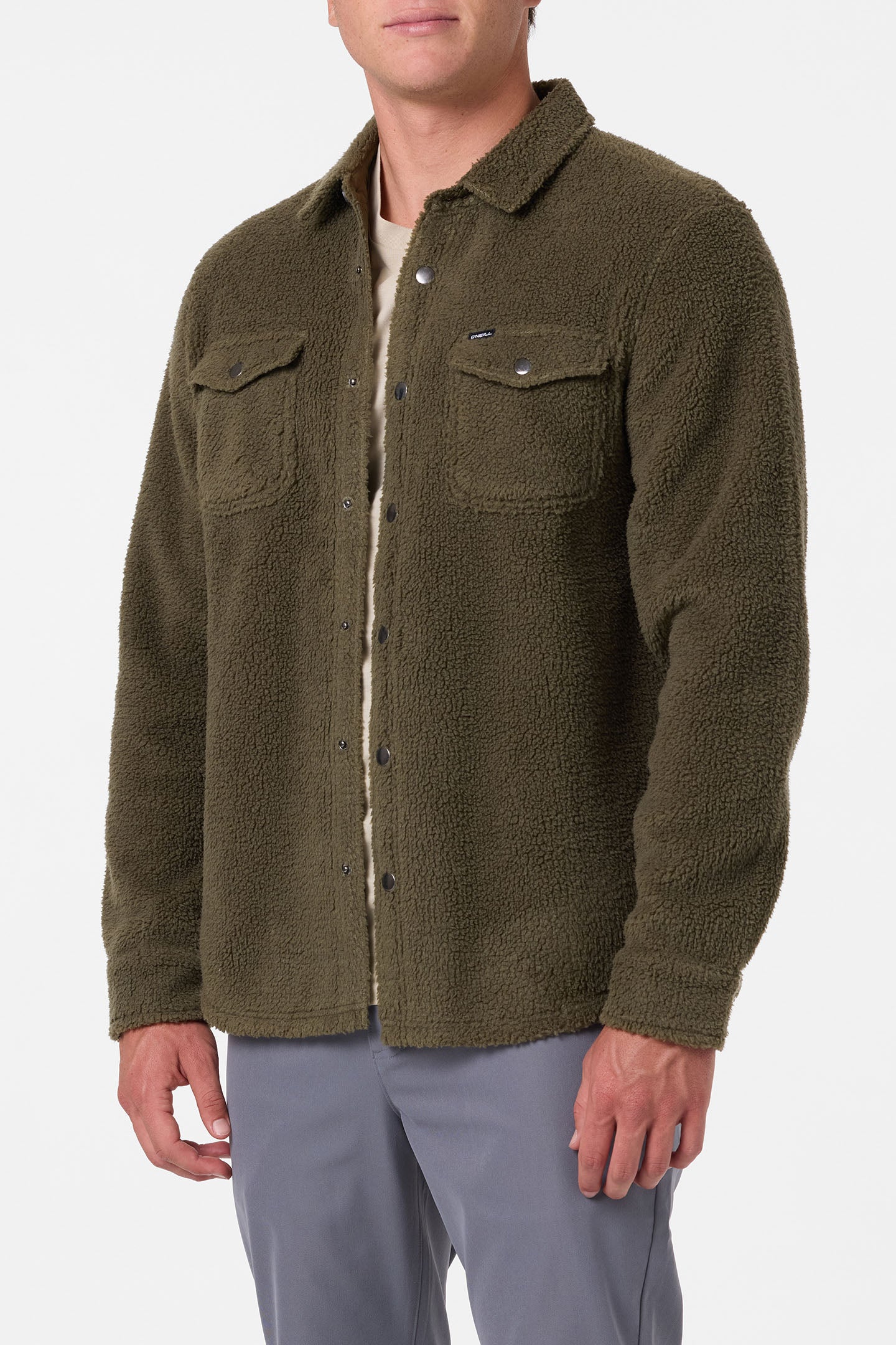Glacier Solid Superfleece Long Sleeve Shirt - Image 3