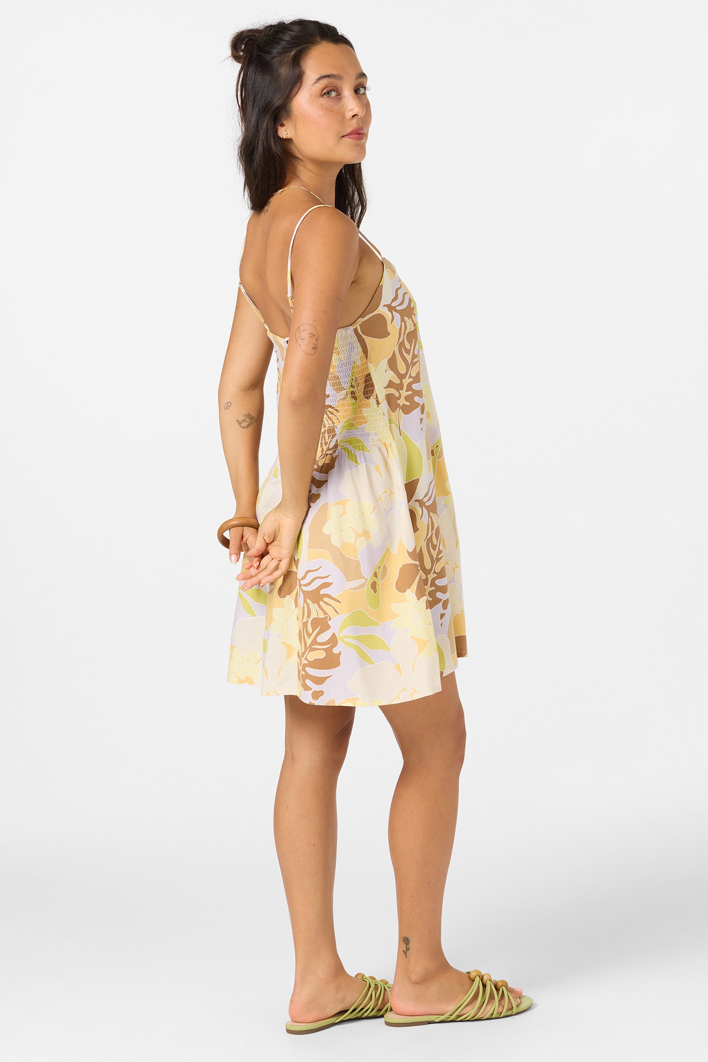 Darcy Leah Tropical Mini Dress - Image 2