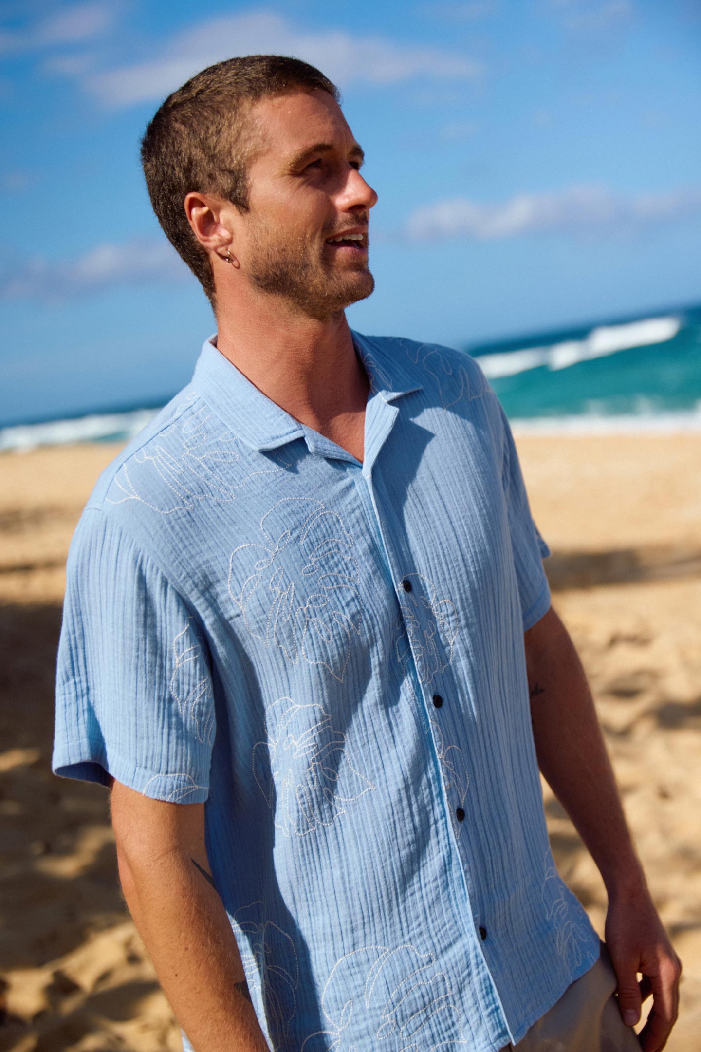 Pipeline Rodeo Monstera Shirt