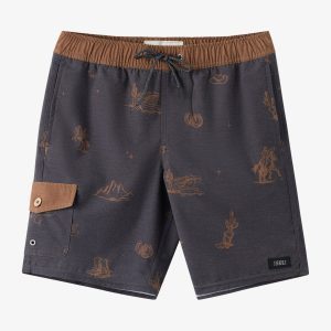 Boy's Hermosa Retro 16 Swim Trunks