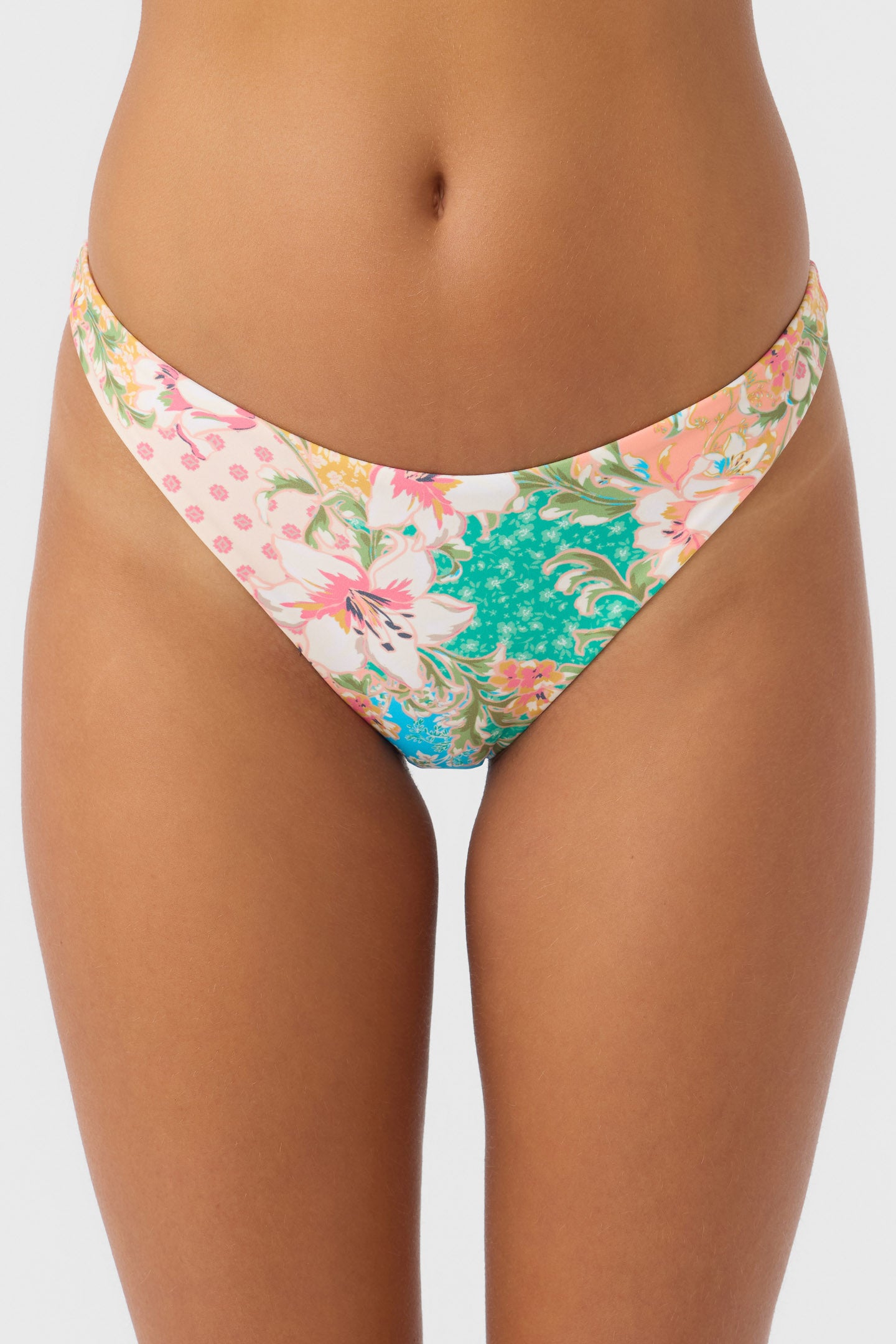 Lua Floral Flamenco Cheeky Bikini Bottoms - Image 4
