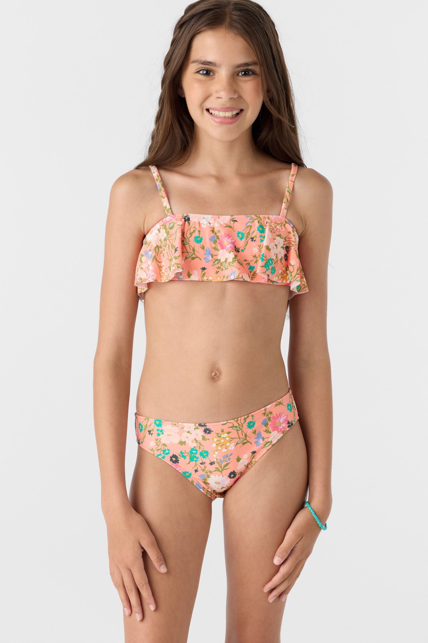 Girl's Kelly Floral Ruffle Bralette Set