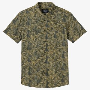 TRVLR Perforated Printed Standard Fit Shirt